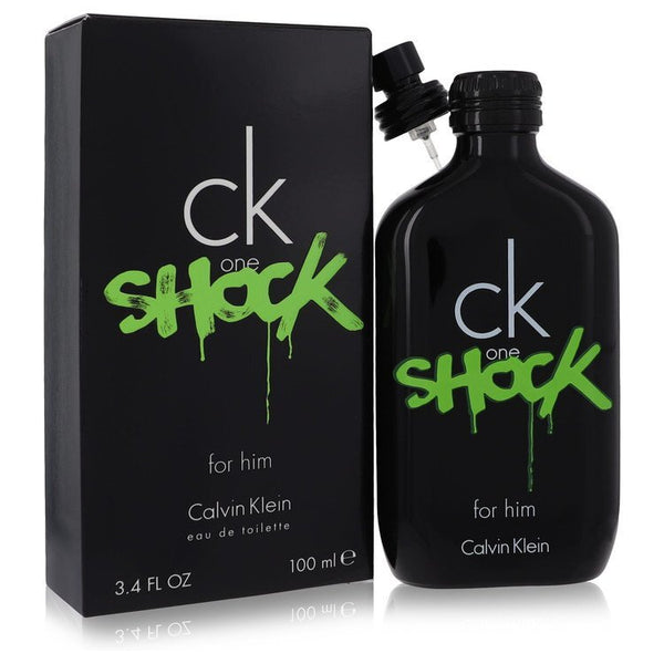CK One Shock by Calvin Klein Eau De Toilette Spray 3.4 oz (Men)