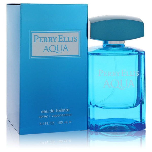 Perry Ellis Aqua by Perry Ellis Eau De Toilette Spray 3.4 oz (Men)