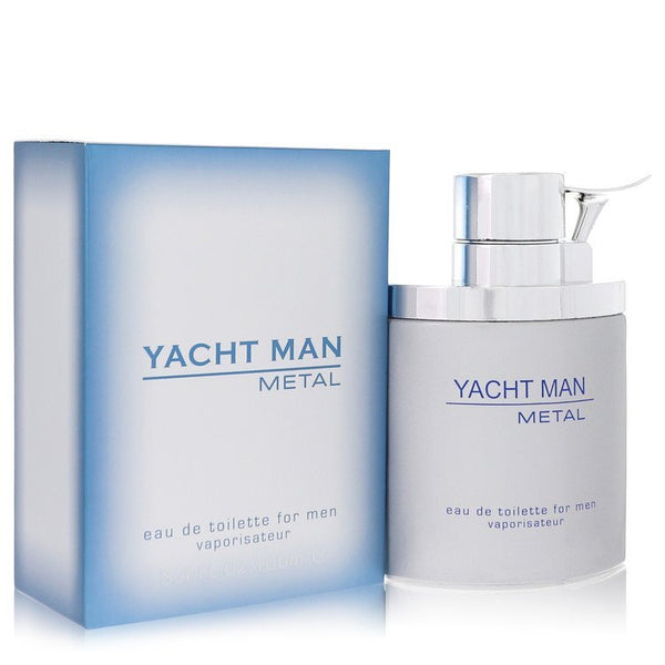 Yacht Man Metal by Myrurgia Eau De Toilette Spray 3.4 oz (Men)