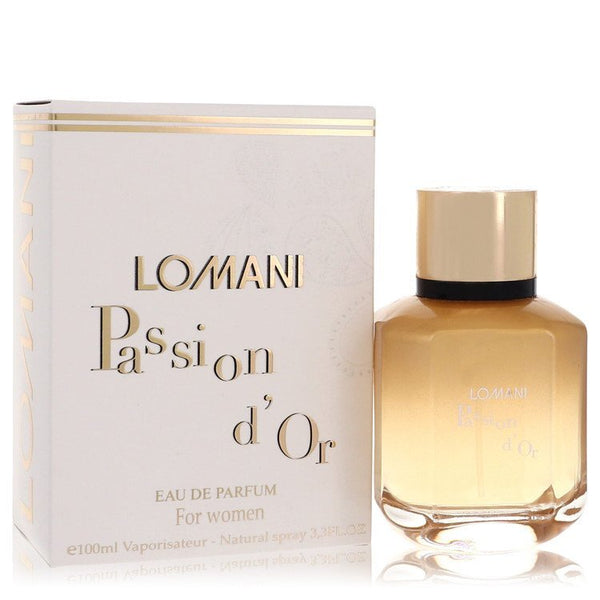 Lomani Passion D'or by Lomani Eau De Parfum Spray 3.3 oz (Women)