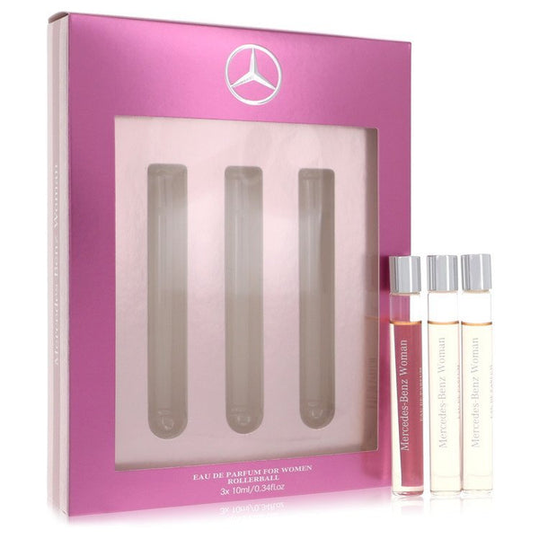 Mercedes Benz by Mercedes Benz Gift Set -- 3 x .34 oz Eau De Parfum Rollerballs (Women)