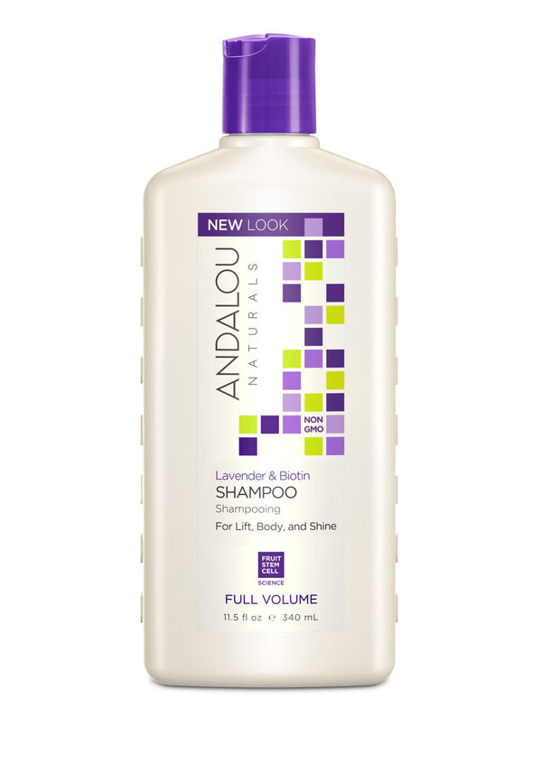 Andalou Naturals Full Volume Lavender & Biotin Shampoo (1x11.5 Oz)
